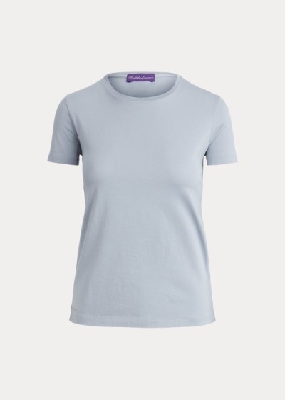 Ralph Lauren Cotton Crewneck T Shirt Dame Danmark (GZLAD9137)